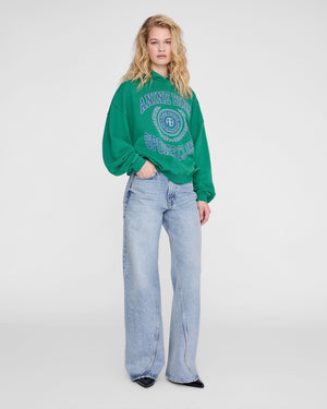 HARVEY SWEATSHIRT NO POCKET COLLEGIATE / GREEN