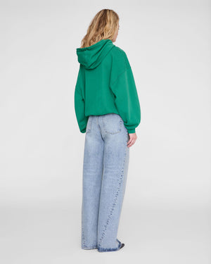 HARVEY SWEATSHIRT NO POCKET COLLEGIATE / GREEN