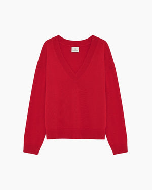 LEE SWEATER / TANGO RED