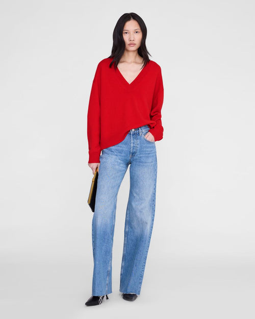 LEE SWEATER / TANGO RED