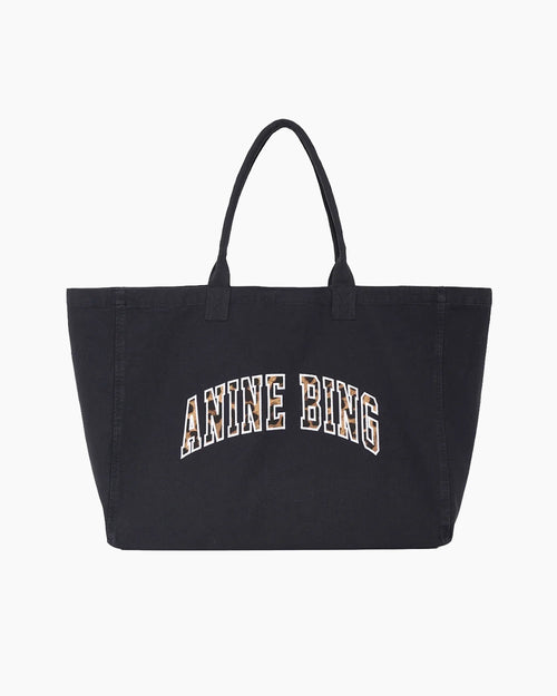 LEO CANVAS TOTE / WASHED BLACK