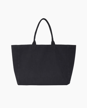 LEO CANVAS TOTE / WASHED BLACK