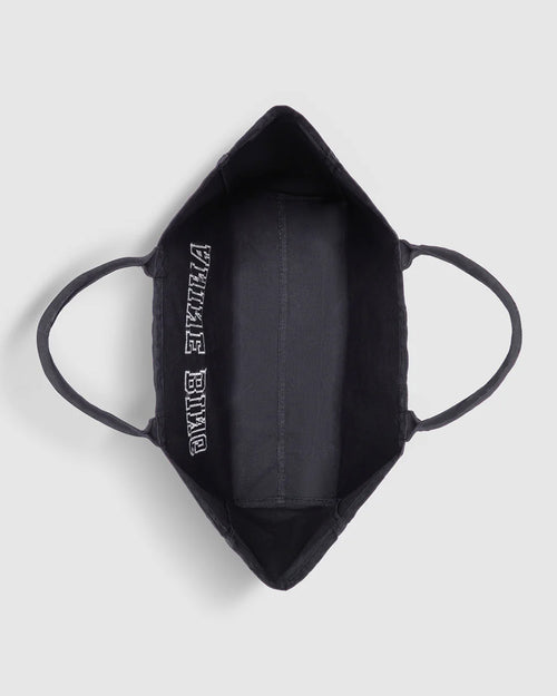LEO CANVAS TOTE / WASHED BLACK