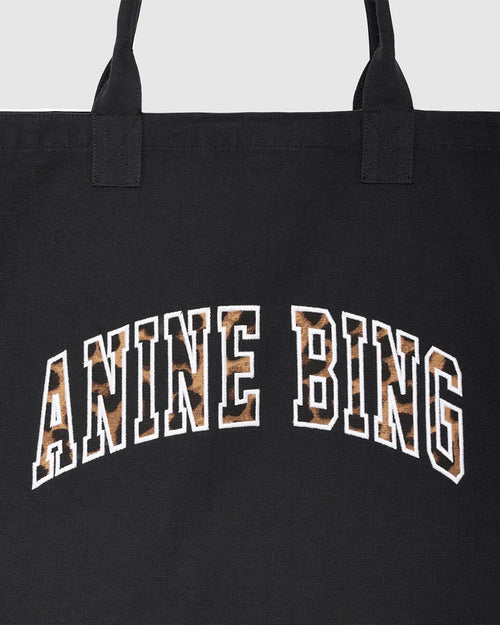 LEO CANVAS TOTE / WASHED BLACK