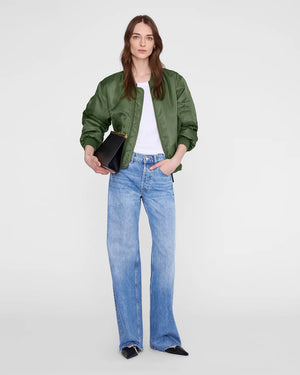 LEON BOMBER / ARMY GREEN