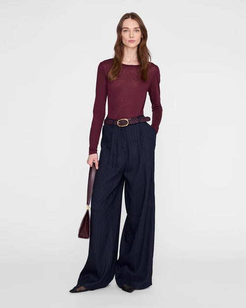 SYLVIE LONG SLEEVE TEE / FIG