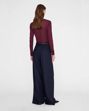 SYLVIE LONG SLEEVE TEE / FIG