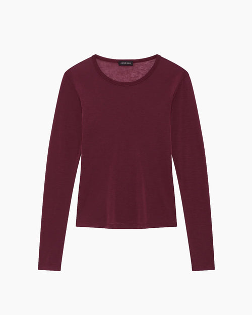 SYLVIE LONG SLEEVE TEE / FIG