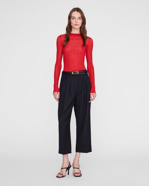 TIANA SWEATER / TANGO RED