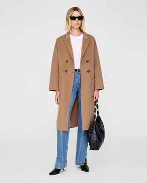 DYLAN COAT / CAMEL CASHMERE BLEND