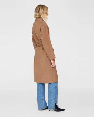 DYLAN COAT / CAMEL CASHMERE BLEND