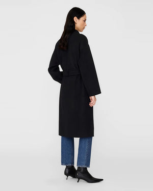 DYLAN COAT / BLACK CASHMERE BLEND