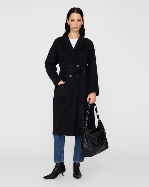 DYLAN COAT / BLACK CASHMERE BLEND