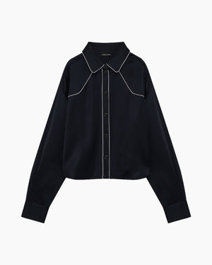 WADE WESTERN SHIRT / BLACK