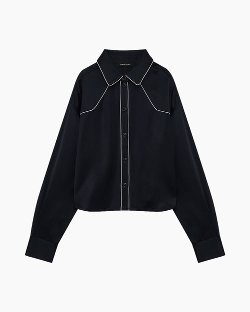 WADE WESTERN SHIRT / BLACK