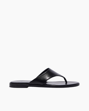 AMAYA LEATHER SANDALS / BLACK