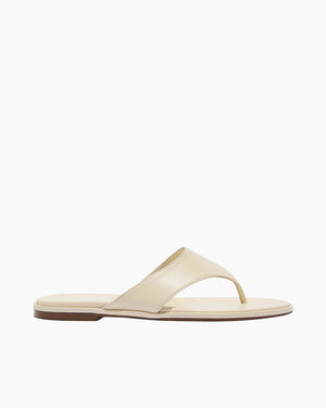 AMAYA LEATHER SANDALS / CREAMY