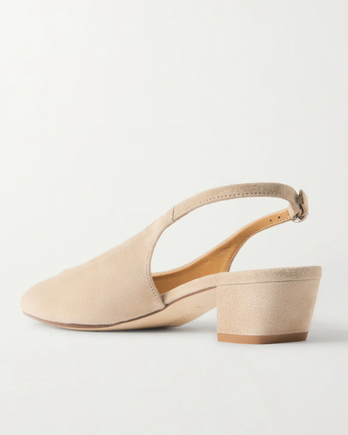 CELESTE SUEDE SLINGBACK PUMPS / SAND