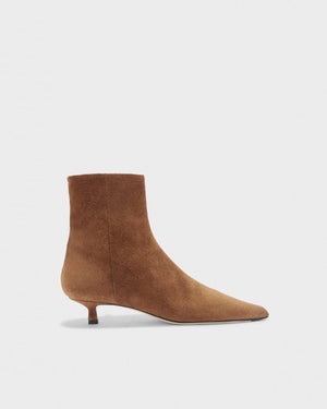 SOFIE SUEDE ANKLE BOOTS / TOBACCO