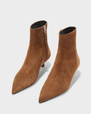 SOFIE SUEDE ANKLE BOOTS / TOBACCO