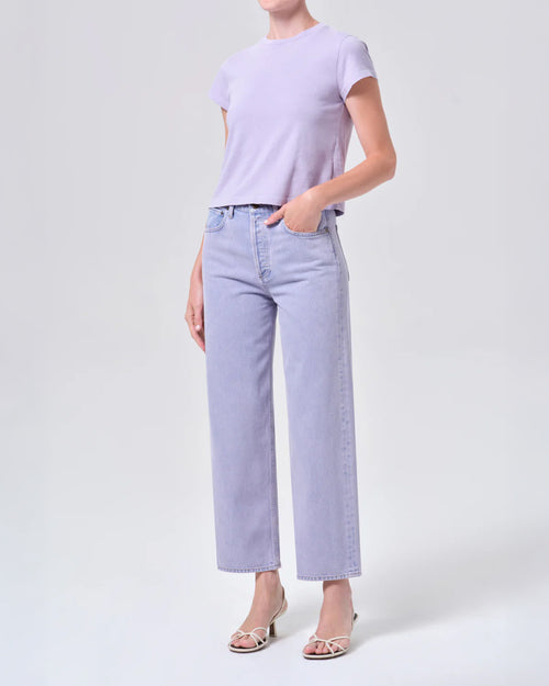ADINE SHRUNKEN TEE / LILAC