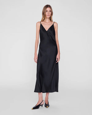 BLANCA MIDI DRESS / BLACK