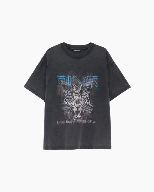 CADE TEE LEO MUSE / WASHED BLACK