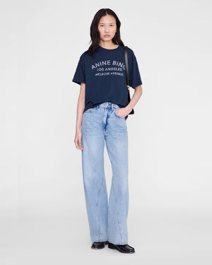 CADE TEE MELROSE STENCIL / NAVY