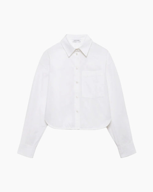 SCOTT CROPPED SHIRT / WHITE