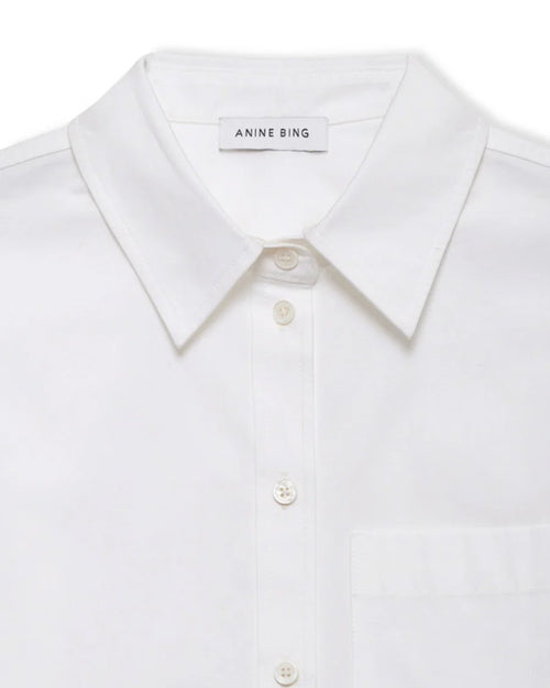 SCOTT CROPPED SHIRT / WHITE