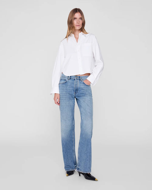 SCOTT CROPPED SHIRT / WHITE