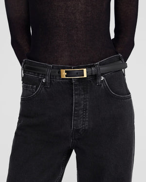 ELLY BELT SMOOTH LEATHER / BLACK
