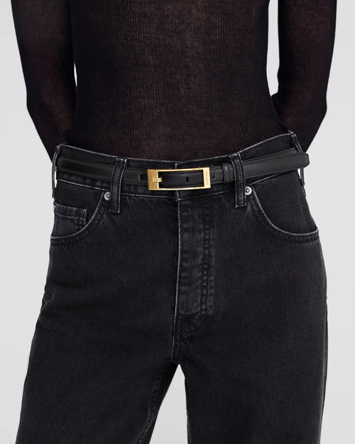 ELLY BELT SMOOTH LEATHER / BLACK