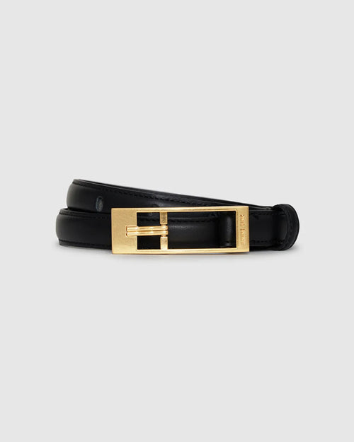 ELLY BELT SMOOTH LEATHER / BLACK