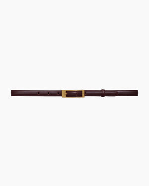 ELLY BELT SMOOTH LEATHER / FIG