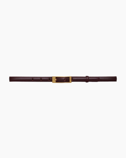 ELLY BELT SMOOTH LEATHER / FIG