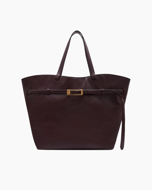 ELLY TOTE SMALL GRAINED LEATHER / FIG