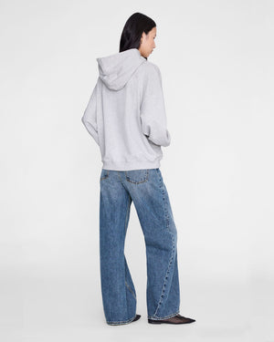 HARVEY SWEATSHIRT PARIS STENCIL / HEATHER GREY