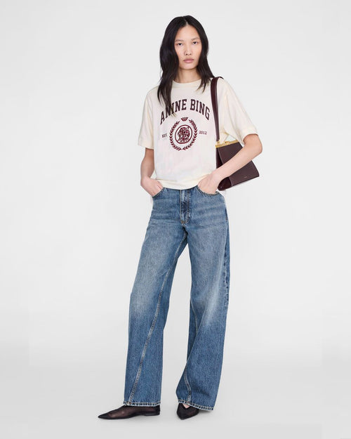 JAYLIN TEE COLLEGIATE / CREAM