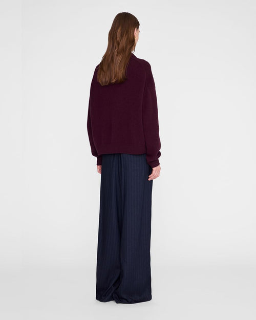 LEE POLO SWEATER / FIG