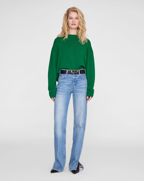 LEE CREW SWEATER / GREEN