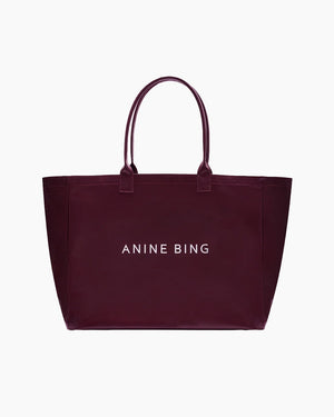 LEO COATED CANVAS TOTE / FIG