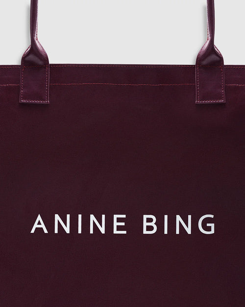 LEO COATED CANVAS TOTE / FIG