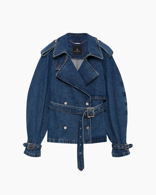 PASCALE TRENCH / CLEAN INDIGO