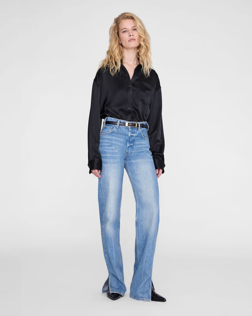SCOTT CROPPED SHIRT / BLACK