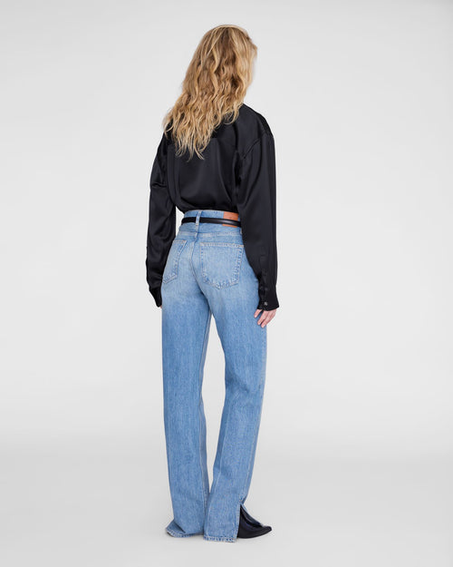 SCOTT CROPPED SHIRT / BLACK