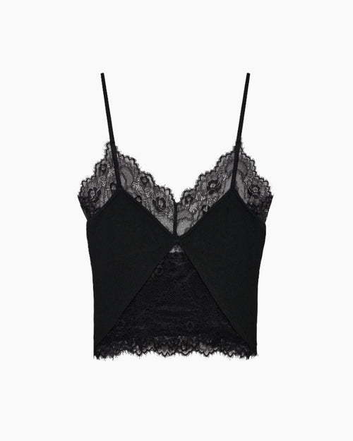 TINA TANK TOP / BLACK