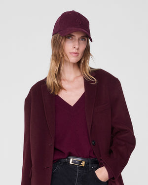 JEREMY BASEBALL CAP AB CORDUROY / FIG