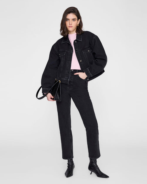 LEE CREW SWEATER / POWDER PINK