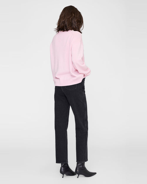 LEE CREW SWEATER / POWDER PINK